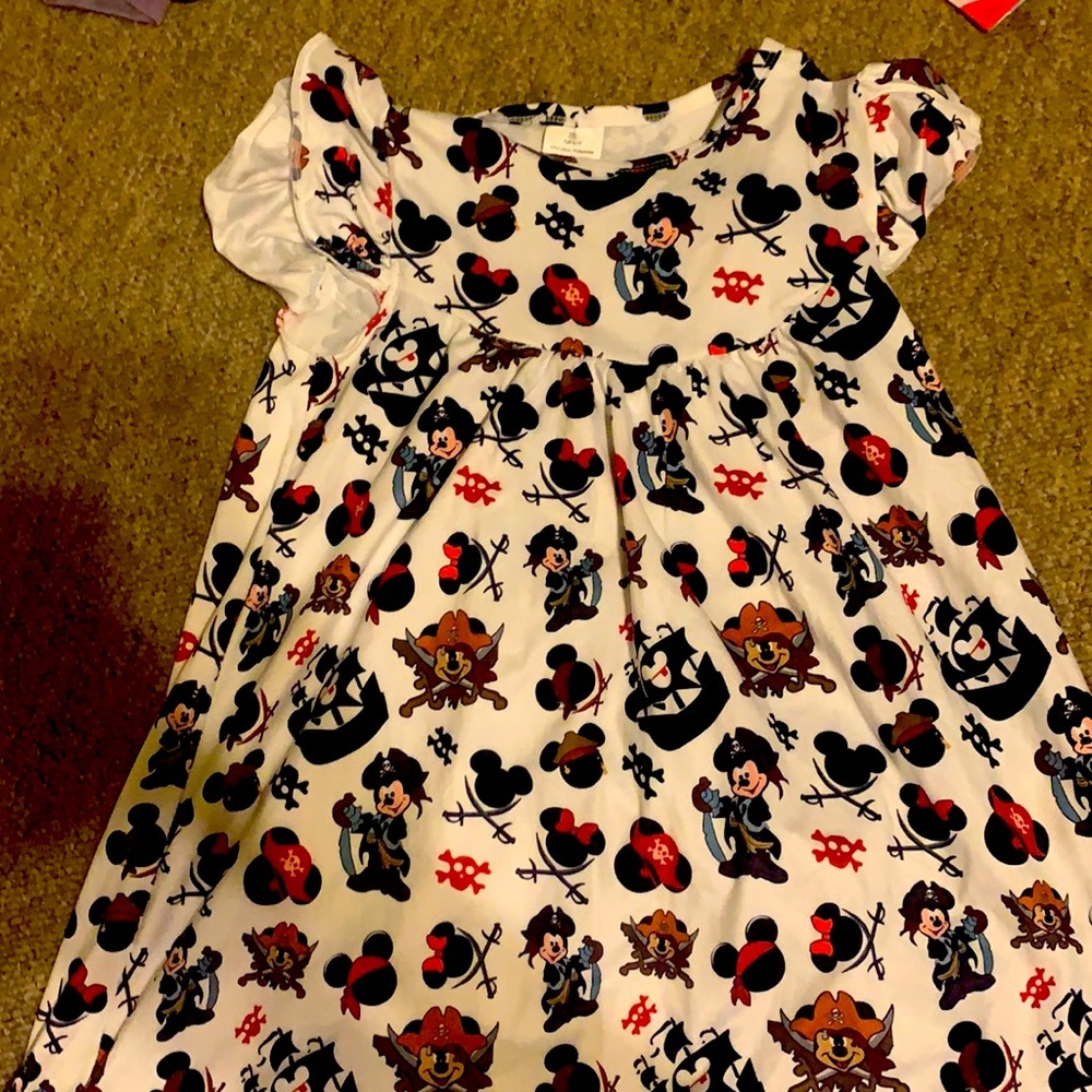 Disney cruise line pirate night handmade dress size 6/7